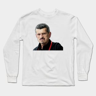 Guenther Steiner Illustration Long Sleeve T-Shirt